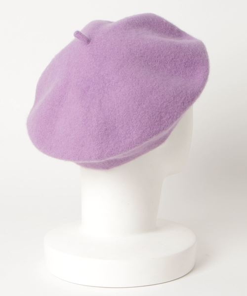 WC(ダブル シー)の「WC/ロゴベレー(ハンチング/ベレー帽・レディース・ライトパープル/ブラック・FREE)」の3枚目の写真