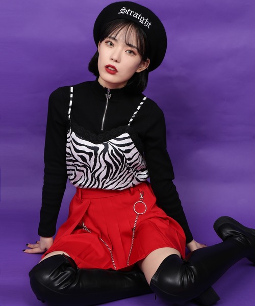 WC(ダブル シー)の「WC/ロゴベレー(ハンチング/ベレー帽・レディース・ライトパープル/ブラック・FREE)」の6枚目の写真