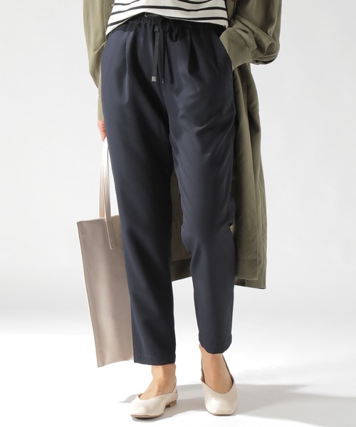 BAYFLOW（ベイフロー）の「ストレッチテーパードパンツ（その他パンツ・レディース・ブラック/ベージュ/ネイビー/ピンク/ライトグリーン・SMALL/MEDIUM/LARGE）」の4枚目の写真