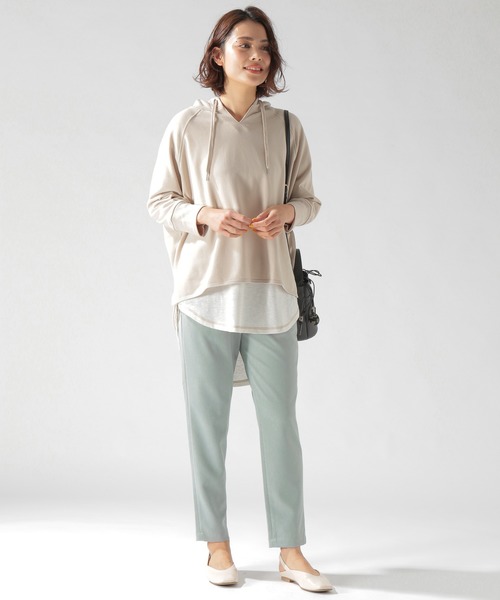 BAYFLOW（ベイフロー）の「ストレッチテーパードパンツ（その他パンツ・レディース・ブラック/ベージュ/ネイビー/ピンク/ライトグリーン・SMALL/MEDIUM/LARGE）」の11枚目の写真