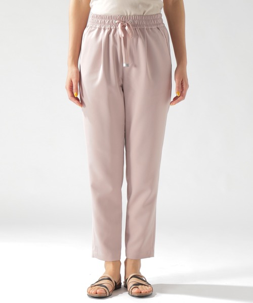 BAYFLOW（ベイフロー）の「ストレッチテーパードパンツ（その他パンツ・レディース・ブラック/ベージュ/ネイビー/ピンク/ライトグリーン・SMALL/MEDIUM/LARGE）」の16枚目の写真