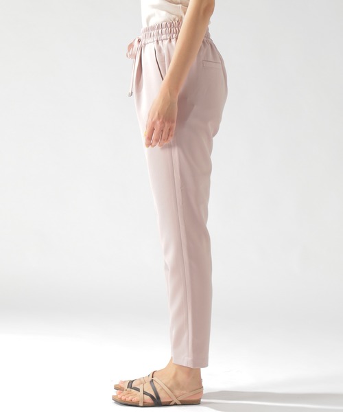 BAYFLOW（ベイフロー）の「ストレッチテーパードパンツ（その他パンツ・レディース・ブラック/ベージュ/ネイビー/ピンク/ライトグリーン・SMALL/MEDIUM/LARGE）」の17枚目の写真