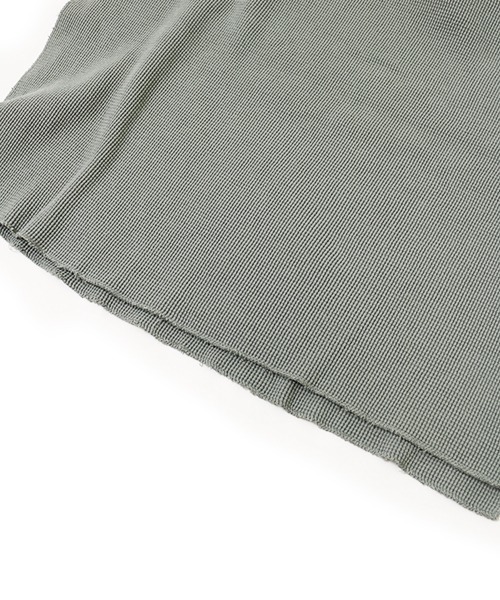 WALLA WALLA SPORT(ワラワラスポーツ)の「S/S THERMAL CREW / ショートスリーブサーマルクルー(Tシャツ/カットソー・レディース・ブラック/グレー/ブラウン/ナチュラル/フューシャピンク/オレンジ・MEDIUM)」の8枚目の写真