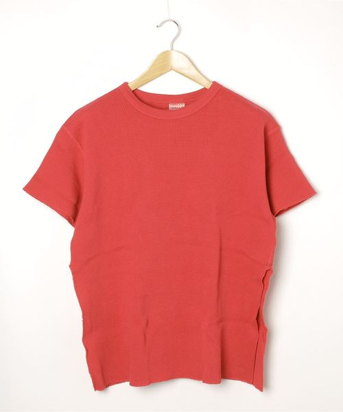 WALLA WALLA SPORT(ワラワラスポーツ)の「S/S THERMAL CREW / ショートスリーブサーマルクルー(Tシャツ/カットソー・レディース・ブラック/グレー/ブラウン/ナチュラル/フューシャピンク/オレンジ・MEDIUM)」の13枚目の写真