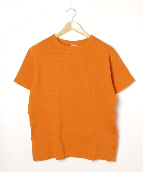 WALLA WALLA SPORT(ワラワラスポーツ)の「S/S THERMAL CREW / ショートスリーブサーマルクルー(Tシャツ/カットソー・レディース・ブラック/グレー/ブラウン/ナチュラル/フューシャピンク/オレンジ・MEDIUM)」の14枚目の写真