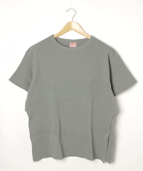WALLA WALLA SPORT(ワラワラスポーツ)の「S/S THERMAL CREW / ショートスリーブサーマルクルー(Tシャツ/カットソー・レディース・ブラック/グレー/ブラウン/ナチュラル/フューシャピンク/オレンジ・MEDIUM)」の16枚目の写真