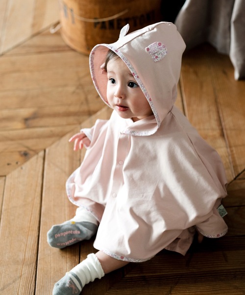 Uvcut くま耳日よけベビーマント ポンチョ Panpantutu パンパンチュチュ のファッション通販 Zozotown