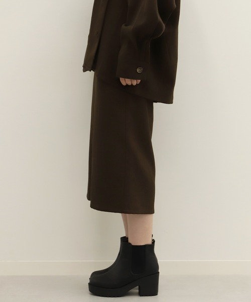 PairPair(ペアペア)の「フロントスリットツイルスカート(セットアップ)(スカート・レディース・ベージュ/ブラウン/モカ・FREE)」の16枚目の写真