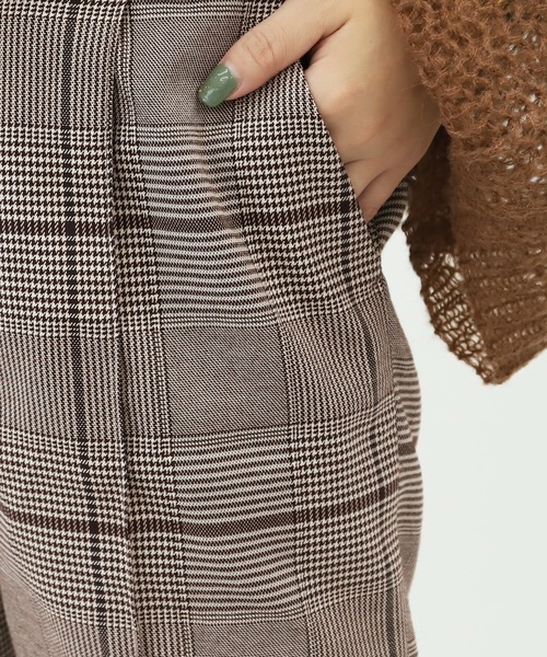 PairPair（ペアペア）の「チェック美脚フレアパンツ(セットアップ)（その他パンツ・レディース・ブラウン・FREE）」の9枚目の写真