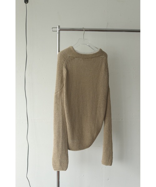 ニット+セーター TODAYFUL - Uneck knit pullover TODAYFUL（トゥデイフル）の「Uネックハンドニット（Uneck Hand