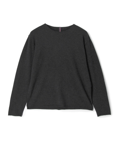 ESTNATION（エストネーション）の「ハラダマニア / カシミヤプルオーバーニット（ニット/セーター・メンズ・ネイビー/ブラウン/チャコールグレー・LARGE/MEDIUM）」の2枚目の写真