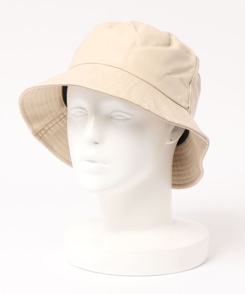 PairPair（ペアペア）の「フェイクレザーバケットハット(AR)（ハット・レディース・ブラック/アイボリー・FREE）」の3枚目の写真