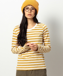 coen | スラブ天竺ボーダーカットソー(Tシャツ/カットソー)