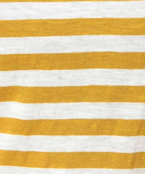 coen（コーエン）の「スラブ天竺ボーダーカットソー（Tシャツ/カットソー・レディース・ブラック/グレー/マスタード/ネイビー・LARGE/MEDIUM）」の16枚目の写真