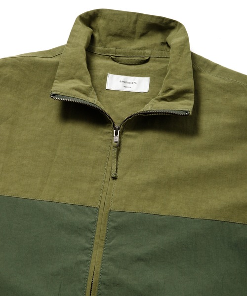 Sandinista(サンディニスタ)の「Linen Stand Collar Jacket / リネンスタンドカラージャケット(その他アウター・メンズ・オリーブ/ベージュ/ブラック・MEDIUM/SMALL/LARGE)」の6枚目の写真