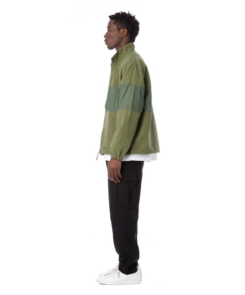 Sandinista(サンディニスタ)の「Linen Stand Collar Jacket / リネンスタンドカラージャケット(その他アウター・メンズ・オリーブ/ベージュ/ブラック・MEDIUM/SMALL/LARGE)」の10枚目の写真