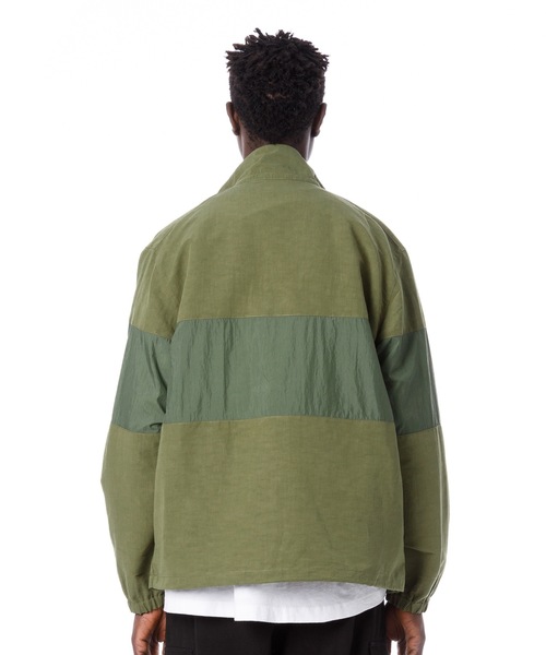 Sandinista(サンディニスタ)の「Linen Stand Collar Jacket / リネンスタンドカラージャケット(その他アウター・メンズ・オリーブ/ベージュ/ブラック・MEDIUM/SMALL/LARGE)」の13枚目の写真