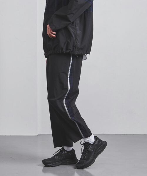 loose silhouette nylon shirt set up / black（ルーズシルエット