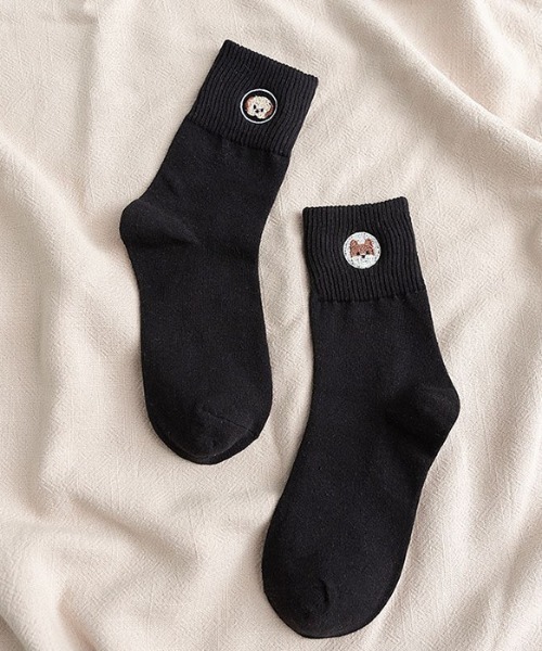 「kakko」（カッコ）の「レディース ワンポイントソックス靴下（ソックス/靴下・レディース・A/B/C/D/E/F/G/H・ONE SIZE）」の2枚目の写真