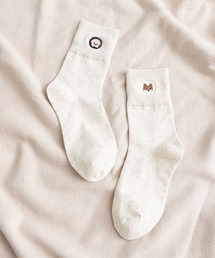 レディース ワンポイントソックス靴下