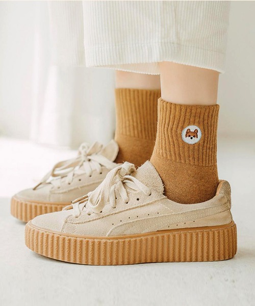 「kakko」（カッコ）の「レディース ワンポイントソックス靴下（ソックス/靴下・レディース・A/B/C/D/E/F/G/H・ONE SIZE）」の5枚目の写真