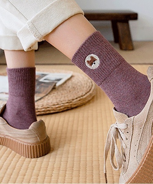 「kakko」（カッコ）の「レディース ワンポイントソックス靴下（ソックス/靴下・レディース・A/B/C/D/E/F/G/H・ONE SIZE）」の11枚目の写真