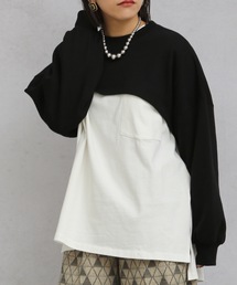 ボリュームスリーブショートスウェット【ZOZOTOWN限定商品】