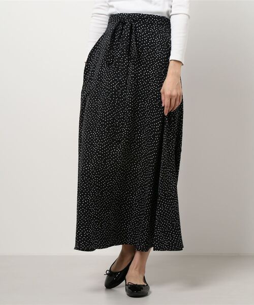 ウエストリボン付きロングスカート（スカート）｜KOBE LETTUCE