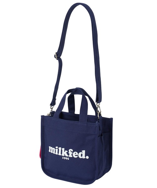 MILKFED.（ミルクフェド）の「COOPER LOGO MINI SHOULDER BAG / ショルダーバッグ（ショルダーバッグ・レディース・ホワイト/ブラック/ベージュ/ネイビー/レッド/ピンク/ライトピンク・ONE SIZE）」の4枚目の写真