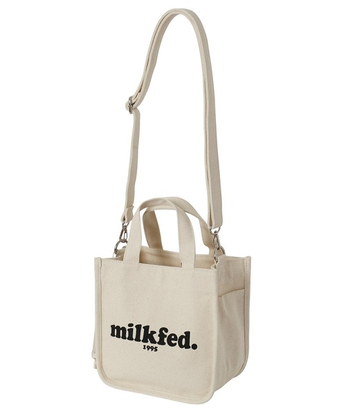 MILKFED.（ミルクフェド）の「COOPER LOGO MINI SHOULDER BAG / ショルダーバッグ（ショルダーバッグ・レディース・ホワイト/ブラック/ベージュ/ネイビー/レッド/ピンク/ライトピンク・ONE SIZE）」の19枚目の写真