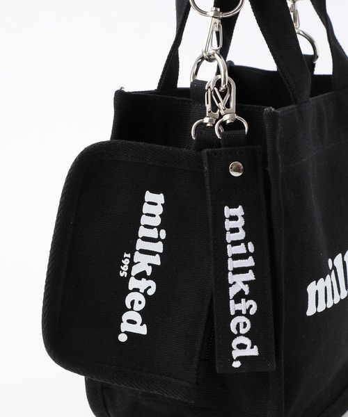 MILKFED.（ミルクフェド）の「COOPER LOGO MINI SHOULDER BAG / ショルダーバッグ（ショルダーバッグ・レディース・ホワイト/ブラック/ベージュ/ネイビー/レッド/ピンク/ライトピンク・ONE SIZE）」の20枚目の写真