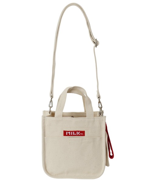 MILKFED.（ミルクフェド）の「COOPER LOGO MINI SHOULDER BAG / ショルダーバッグ（ショルダーバッグ・レディース・ホワイト/ブラック/ベージュ/ネイビー/レッド/ピンク/ライトピンク・ONE SIZE）」の11枚目の写真