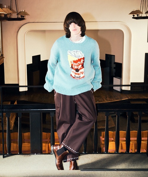 パンツ AMOK Laser Stitch Pants amok（アモク）の「2021秋冬 LASER STITCH PANTS（その他パンツ