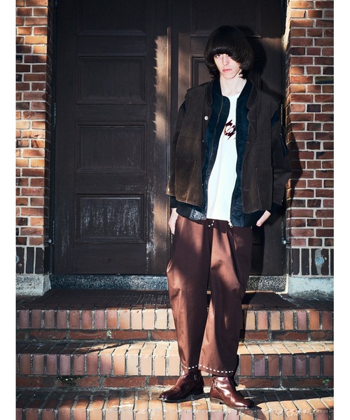 パンツ AMOK Laser Stitch Pants amok（アモク）の「2021秋冬 LASER STITCH PANTS（その他パンツ