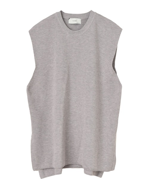 NIDO(ニド)の「リッジストライプニットベスト(ニット/セーター・メンズ・ベージュ/ブラウン/パープル・LARGE/MEDIUM)」の20枚目の写真