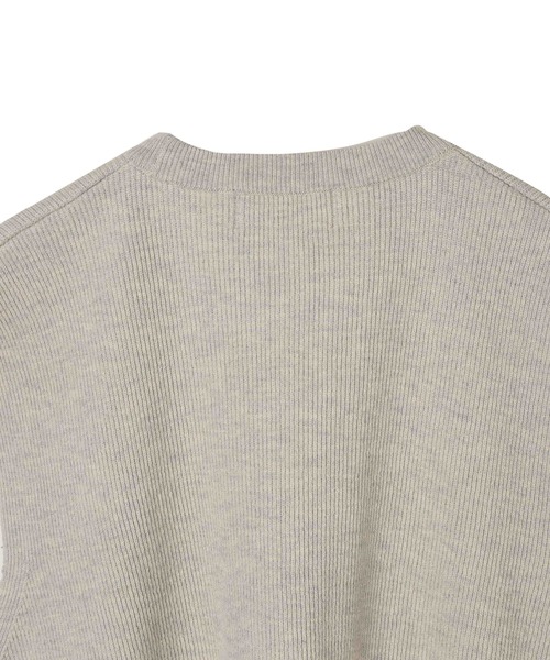 NIDO(ニド)の「リッジストライプニットベスト(ニット/セーター・メンズ・ベージュ/ブラウン/パープル・LARGE/MEDIUM)」の19枚目の写真