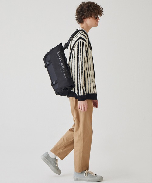 COVERNAT(カバーナット)の「【COVERNAT】MESSENGER BAG / カバーナット ロゴ メッセンジャー バッグ(メッセンジャーバッグ・メンズ・ブラック・FREE)」の3枚目の写真
