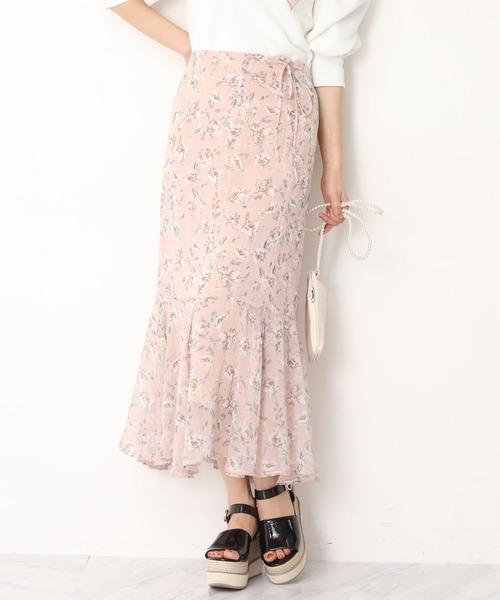 one after another NICE CLAUP（ワンアフターアナザーナイスクラップ）の「アソートサイドリボンスカート（スカート・レディース・アイボリー/オフホワイト/イエロー系その他/ピンク系その他・FREE）」の4枚目の写真