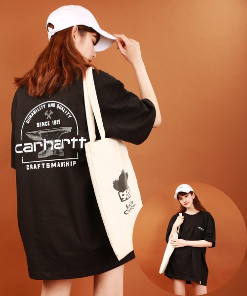 Carhartt ★ リラックス 半袖 グラフィック Tシャツ カジュアル Carhartt tシャツ carhartt リラックスフィット 半袖
