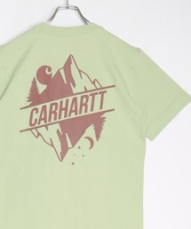 【Carhartt】バックグラフィック Tシャツ グリーン / 送料無料 Carhartt｜カーハートのTシャツ/カットソー（グリーン・カーキ