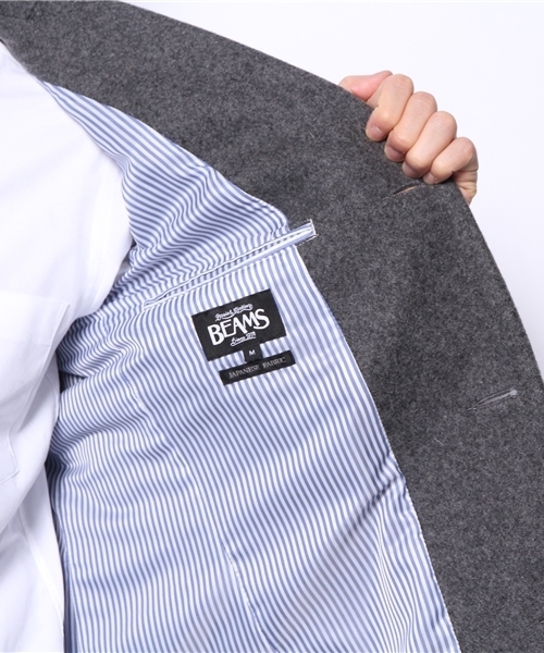 BEAMS(ビームス)の「BEAMS / メルトン チェスターコート(チェスターコート・メンズ・ネイビー/グレー・SMALL/MEDIUM/LARGE)」の7枚目の写真