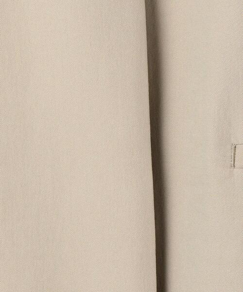 UNITED ARROWS(ユナイテッドアローズ)の「UBC R/C ツイル Vネックジャケット◆(ノーカラージャケット・レディース・ベージュ/ネイビー・38/36)」の18枚目の写真