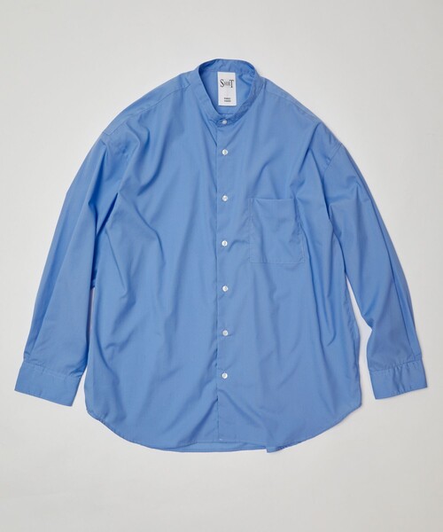 Firsthand（ファーストハンド）の「SHIRT FIRSTHAND by 5525GALLERY/シャツファーストハンドバイ5525ギャラリー バンドカラーシャツ（シャツ/ブラウス・メンズ・ブルー/ブラック/グレー/ストライプ/その他/ホワイト/ダークブルー・M/L）」の5枚目の写真