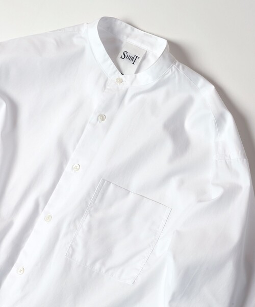 Firsthand（ファーストハンド）の「SHIRT FIRSTHAND by 5525GALLERY/シャツファーストハンドバイ5525ギャラリー バンドカラーシャツ（シャツ/ブラウス・メンズ・ブルー/ブラック/グレー/ストライプ/その他/ホワイト/ダークブルー・M/L）」の10枚目の写真
