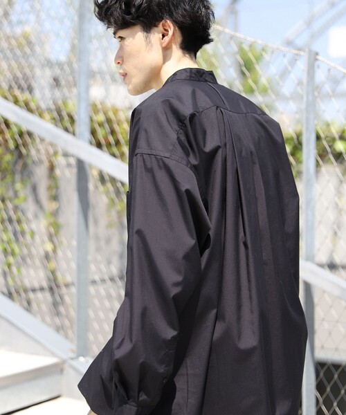 Firsthand（ファーストハンド）の「SHIRT FIRSTHAND by 5525GALLERY/シャツファーストハンドバイ5525ギャラリー バンドカラーシャツ（シャツ/ブラウス・メンズ・ブルー/ブラック/グレー/ストライプ/その他/ホワイト/ダークブルー・M/L）」の17枚目の写真