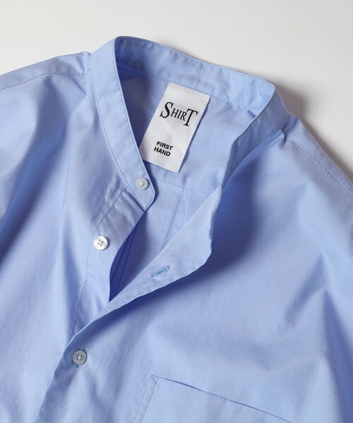 Firsthand（ファーストハンド）の「SHIRT FIRSTHAND by 5525GALLERY/シャツファーストハンドバイ5525ギャラリー バンドカラーシャツ（シャツ/ブラウス・メンズ・ブルー/ブラック/グレー/ストライプ/その他/ホワイト/ダークブルー・M/L）」の20枚目の写真