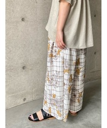 BEARDSLEY | チェックフラワーパンツ(その他パンツ)