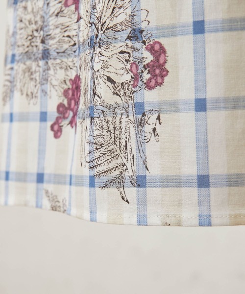 BEARDSLEY（ビアズリー）の「チェックフラワーパンツ（その他パンツ・レディース・イエロー/パープル・FREE）」の16枚目の写真