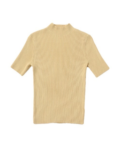 CUT(カット)の「Spring harf sleeve ニット(ニット/セーター・レディース・ブラック/イエロー/ホワイト・FREE)」の12枚目の写真