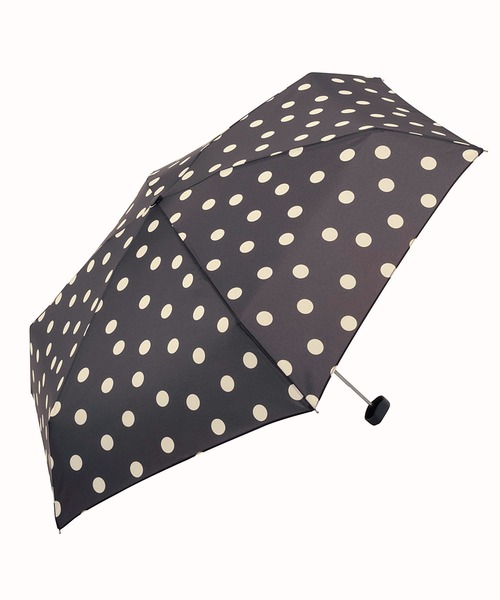 Dita（ディータ）の「【雨晴兼用傘】 ドット ミニ 折りたたみ傘（折りたたみ傘・レディース・ホワイト/ブラック/ベージュ・FREE）」の3枚目の写真